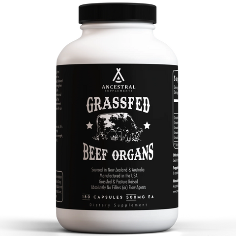 Ancestral Supplements Grass Fed Beef Organs Vitamins & Supplements Ancestral Supplements