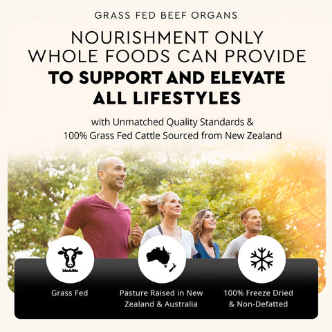 Ancestral Supplements Grass Fed Beef Organs Vitamins & Supplements Ancestral Supplements