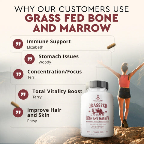 Ancestral Supplements Grass Fed Beef Bone and Marrow Vitamins & Supplements Ancestral Supplements