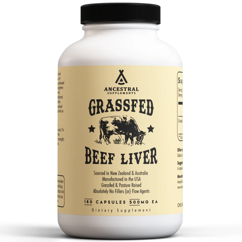 Ancestral Supplements Grass Fed Beef Liver Vitamins & Supplements Ancestral Supplements