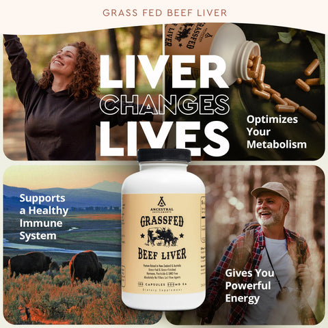 Ancestral Supplements Grass Fed Beef Liver Vitamins & Supplements Ancestral Supplements