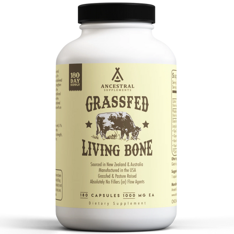 Ancestral Supplements Grass Fed Beef Living Bone Vitamins & Supplements Ancestral Supplements