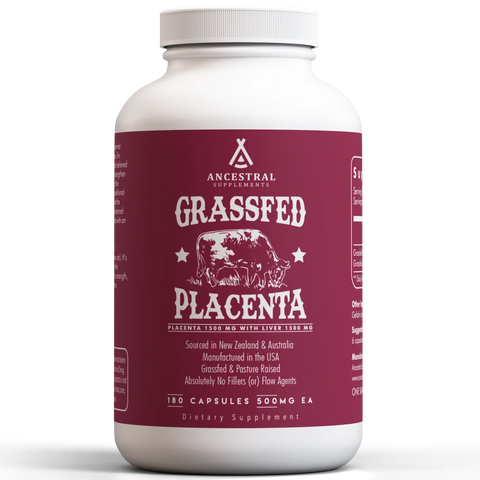 Ancestral Supplements Grass Fed Beef Placenta Vitamins & Supplements Ancestral Supplements