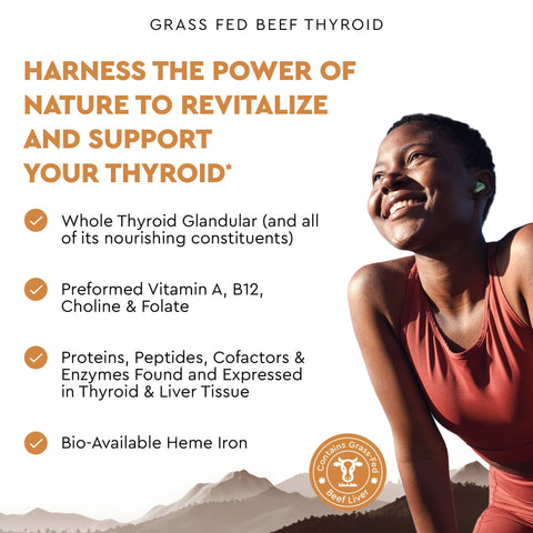 Ancestral Supplements Grass Fed Beef Thyroid Vitamins & Supplements Ancestral Supplements