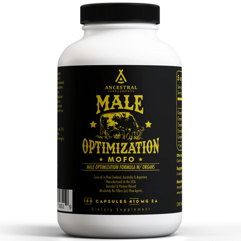 Ancestral Supplements MOFO: Male Optimization Formula with Grass Fed Beef Organs Vitamins & Supplements Ancestral Supplements