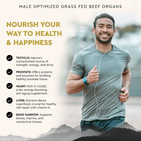 Ancestral Supplements MOFO: Male Optimization Formula with Grass Fed Beef Organs Vitamins & Supplements Ancestral Supplements