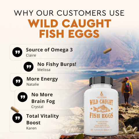 Ancestral Supplements Wild Caught Fish Eggs Vitamins & Supplements Ancestral Supplements