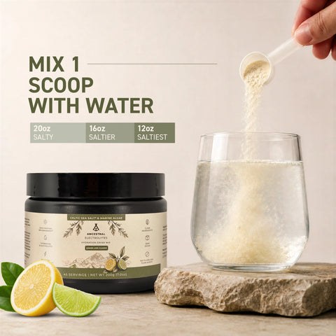 Ancestral Electrolytes Lemon Lime Electrolytes Ancestral Supplements