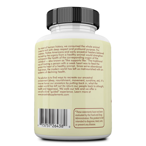 Ancestral Supplements Grass Fed Adrenal