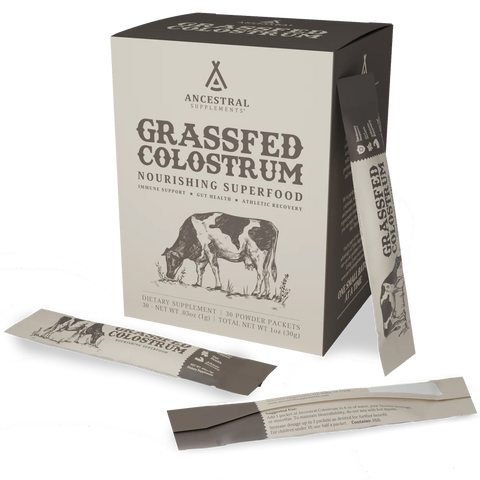 Ancestral Supplements Grass Fed Beef Colostrum Stick Packs