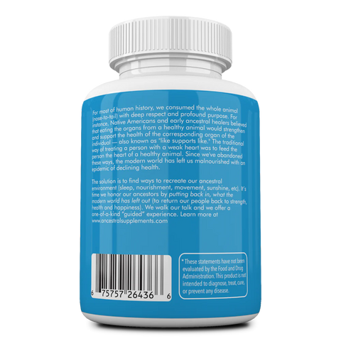 Ancestral Supplements Grass Fed Beef Lung