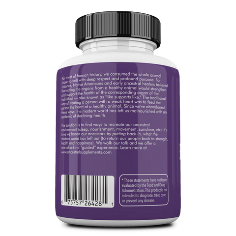Ancestral Supplements Grass Fed Beef Spleen