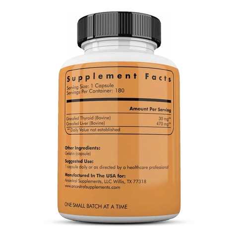 Ancestral Supplements Grass Fed Thyroid