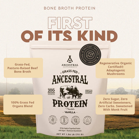Ancestral Supplements Protein Powder Vanilla