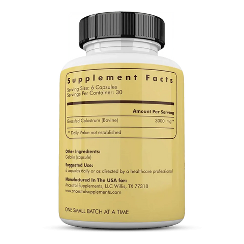 Ancestral Supplements Grass Fed Colostrum