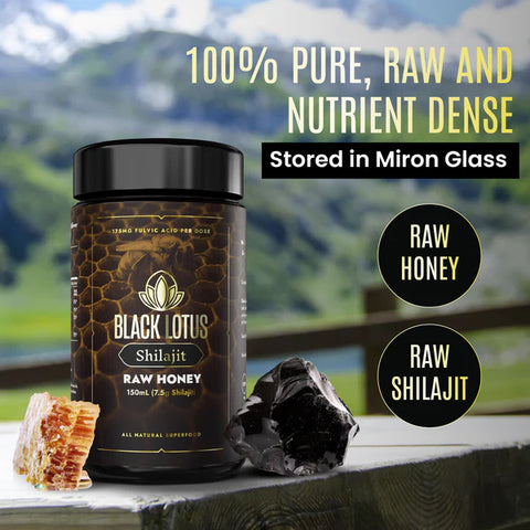 Black Lotus Shilajit Pure Shilajit Honey