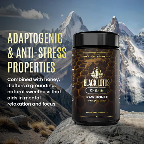 Black Lotus Shilajit Pure Shilajit Honey