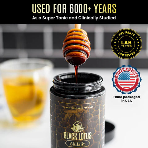 Black Lotus Shilajit Pure Shilajit Honey