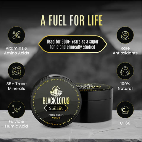 Black Lotus Shilajit Pure Shilajit Resin