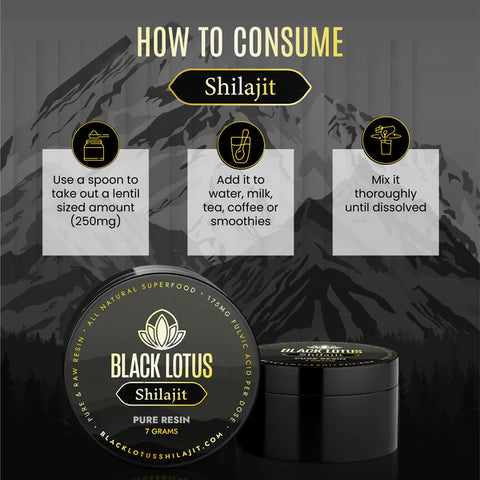 Black Lotus Shilajit Pure Shilajit Resin