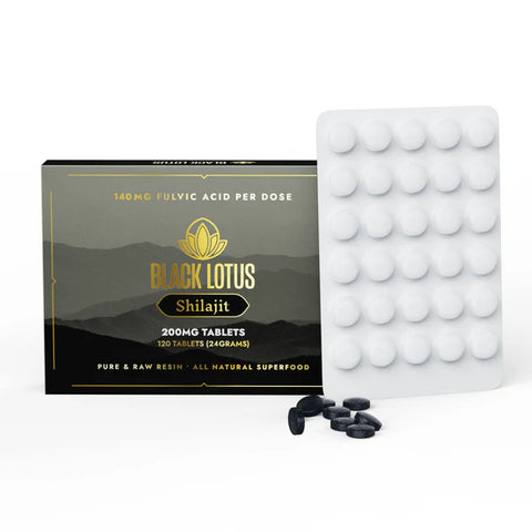 Black Lotus Shilajit Pure Shilajit Tablets