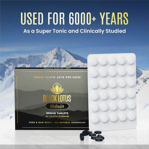 Black Lotus Shilajit Pure Shilajit Tablets