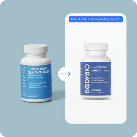 BodyBio Liposomal Glutathione (60 Capsules)