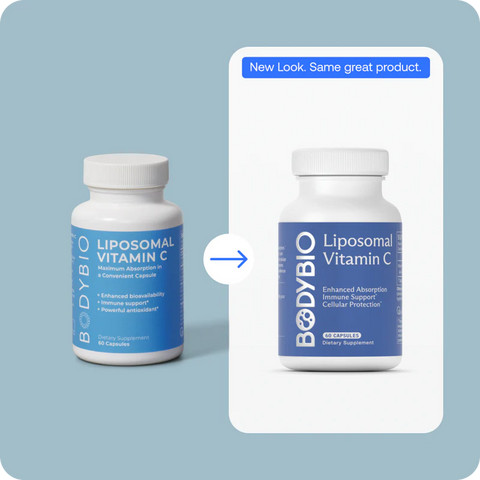 BodyBio Liposomal Vitamin C (60 Capsules)