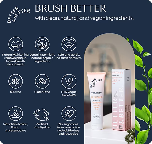 Better & Better Detoxify Zinc Toothpaste Toothpaste Better & Better