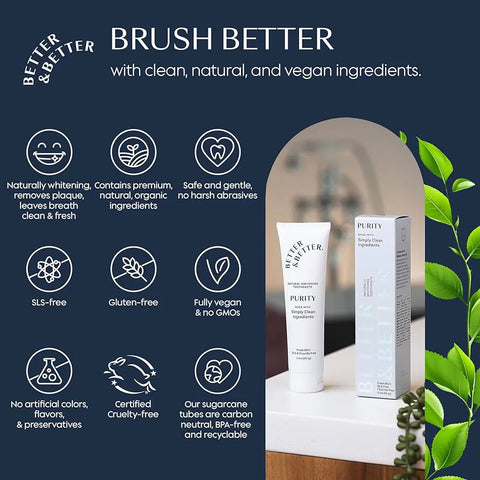 Better & Better Purity Toothpaste Toothpaste Better & Better