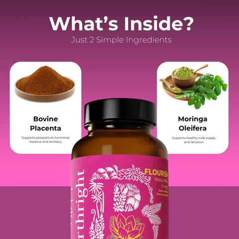 BirthRight Flourish Postpartum Support - 180 Capsules, 30 Servings Dietary Supplement Birthright