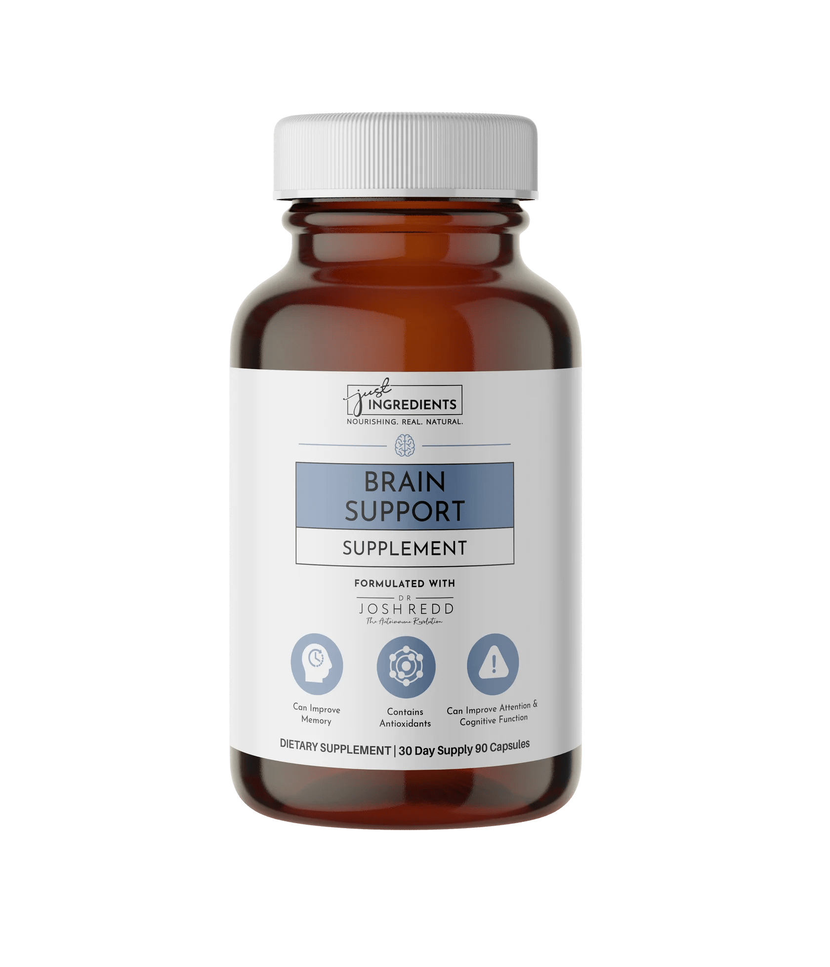 Brain Extract Label Just Ingredients Brain Support Supplement – Goodie Vibes