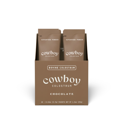 Cowboy Colostrum Chocolate Stick Packs colostrum powder Cowboy Colostrum