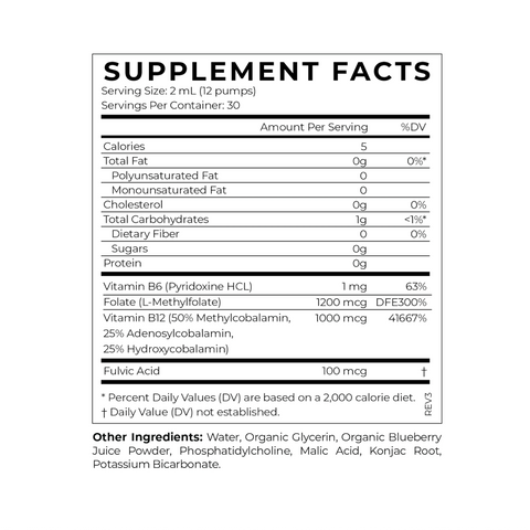 Cymbiotika Liposomal Vitamin B12 + B6
