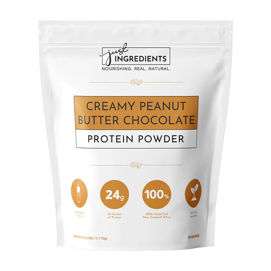 Just Ingredients Creamy Peanut Butter Chocolate Protein Powder