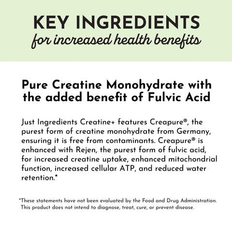 Just Ingredients Creatine+
