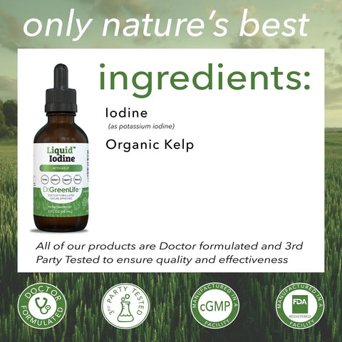 Dr. Green Life Liquid Iodine with Organic Kelp