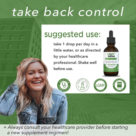 Dr. Green Life Liquid Iodine with Organic Kelp