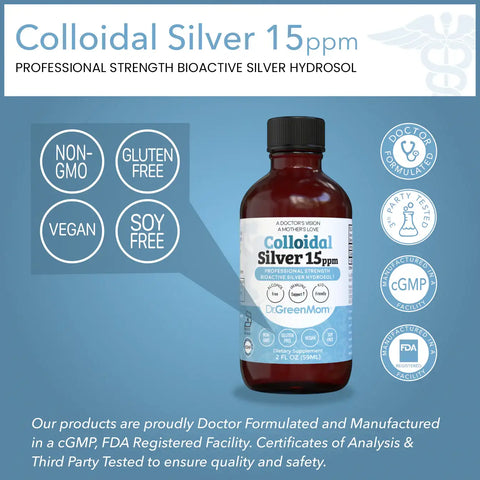 Dr. Green Life Colloidal Silver 15ppm