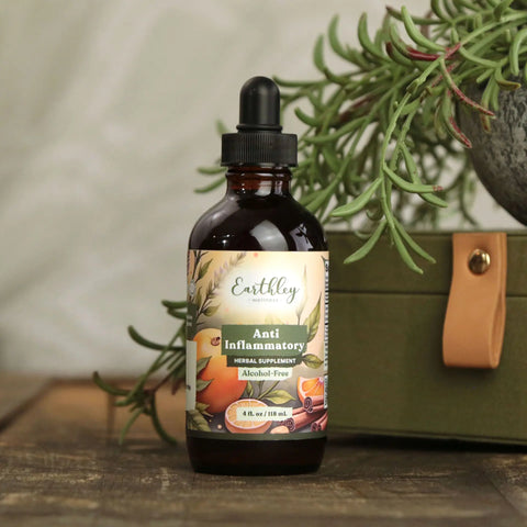 Earthley Anti Inflammatory (4 OZ) Herbal Supplement Earthley