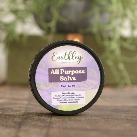 Earthley All Purpose Salve (2 OZ JAR) All Purpose Salve Goodie Vibes