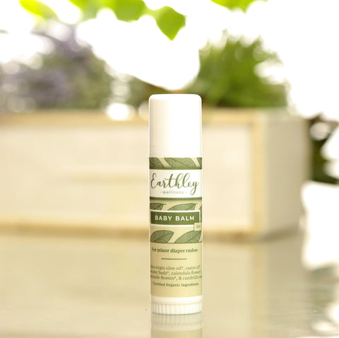 Earthley Baby Balm Herbal Salve (0.5 oz Stick)