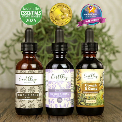Earthley Cough B Gone (4 OZ) (Alcohol Free) Tincture Earthley