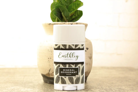 Earthley Mineral Deodorant (2.5 OZ) (SPRING BLOSSOMS) (With Beeswax) Deodorant Earthley