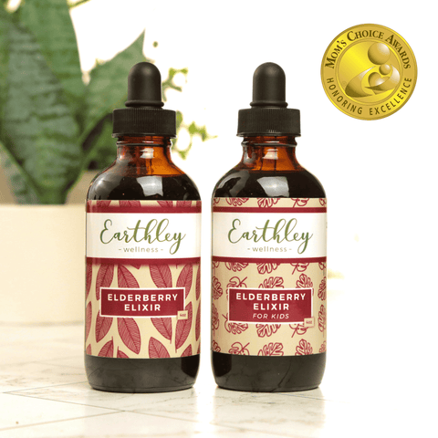 Earthley Elderberry Elixir (2 OZ) (ALCOHOL FREE)