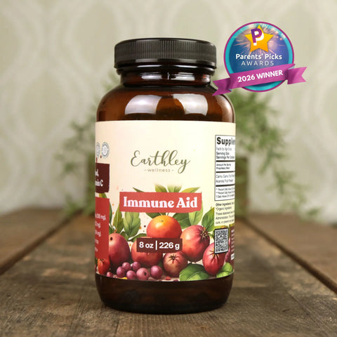 Earthley Immune Aid Vitamin C Powder (8 OZ) vitamin C supplement Earthley