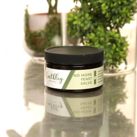 Earthley No More Yeast Salve (4 OZ) (With Candelilla Wax) Yeast Salve Earthley