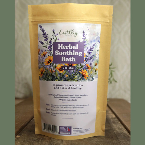Earthley Herbal Soothing Bath (3 OZ) Herbal Soothing Bath Earthley