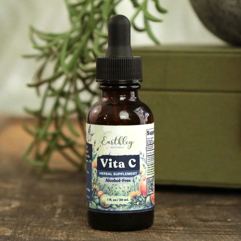 Earthley Vita C (4 OZ) Herbal Supplement Earthley