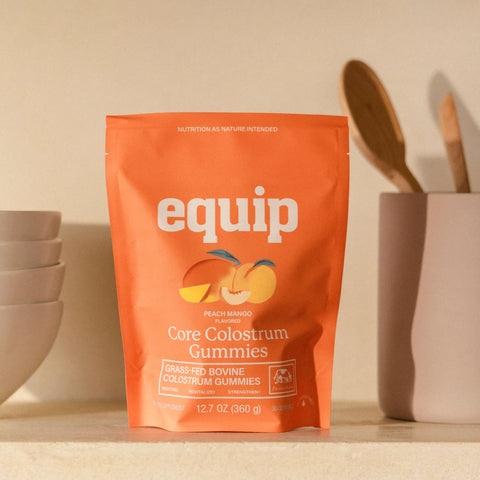 Equip Core Colostrum Gummies - Peach Mango Colostrum Supplements Gummies Equip Foods